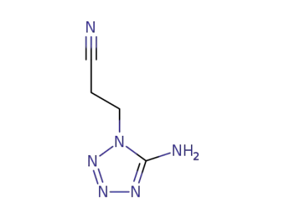 3-(5-amino-tetrazol-1-yl)-propionitrile