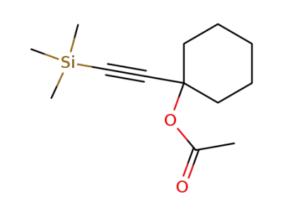 1-((trimethylsilyl)ethynyl)cyclohexyl acetate