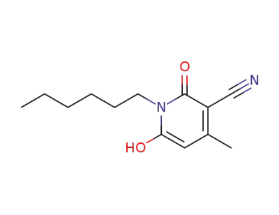1-hexyl-4-methyl-2,6-dioxo-1,2,3,6-tetrahydro-pyridine-3-carbonitrile