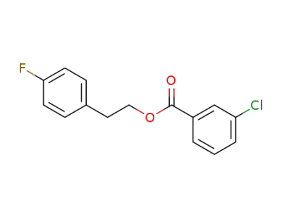 3-Chloro-benzoic acid 2-(4-fluoro-phenyl)-ethyl ester