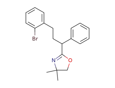 2-[3-(2-bromophenyl)-1-phenylpropyl]-4,4-dimethyl-2-oxazoline