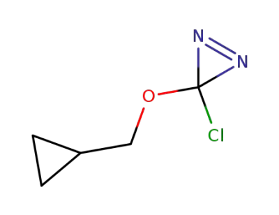 3-cyclopropylmethoxy-3-chlorodiaziridine